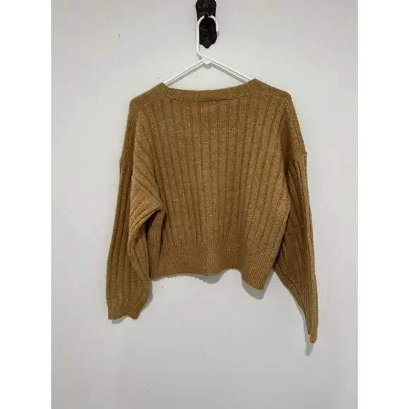 A New Day Button Front Cardigan Short Camel Color Size XS - Picture 5 of 7